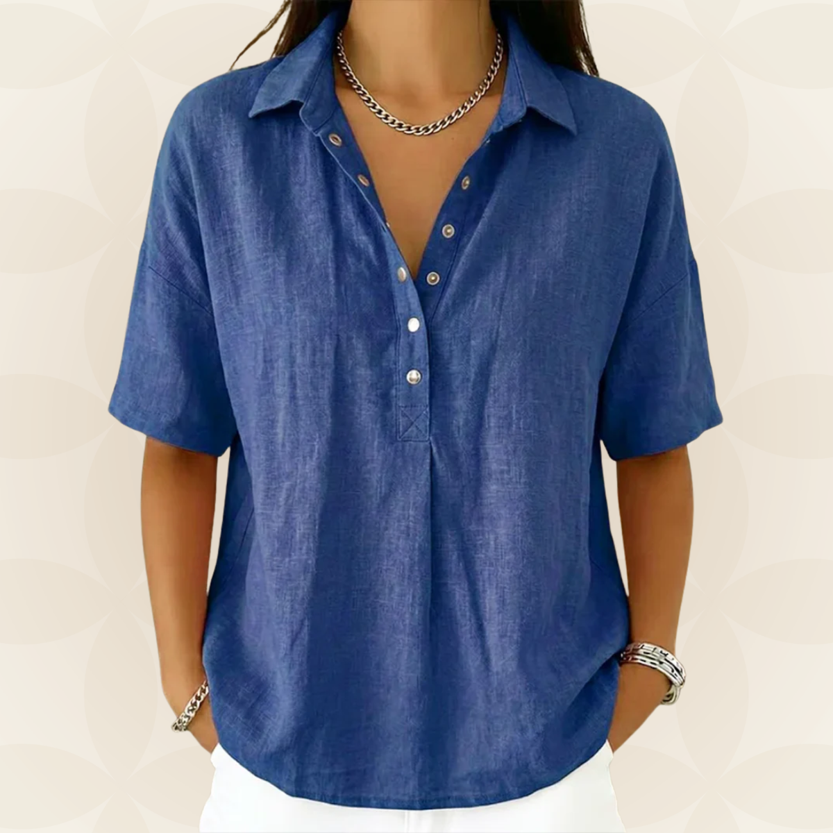 Sonja | Luchtige blouse met knoopsluiting