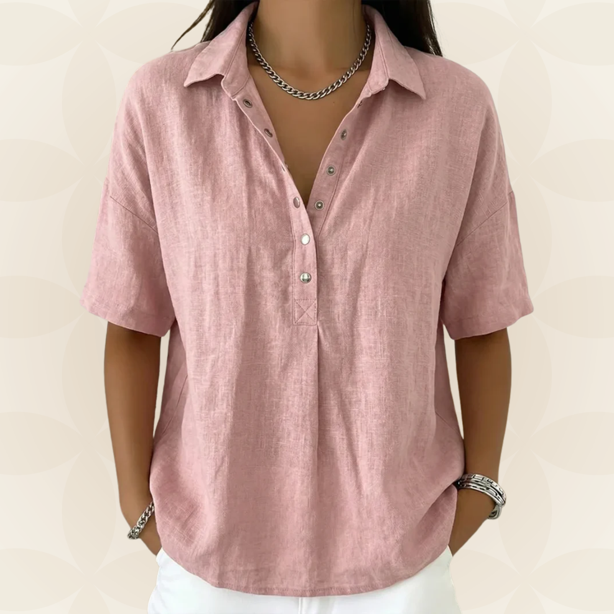 Sonja | Luchtige blouse met knoopsluiting