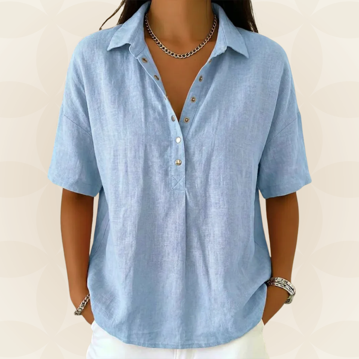 Sonja | Luchtige blouse met knoopsluiting
