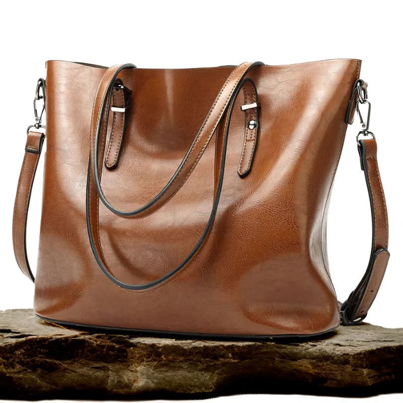 Nicole’s Favoriet | Vintage Schoudertas van Vegan Leer
