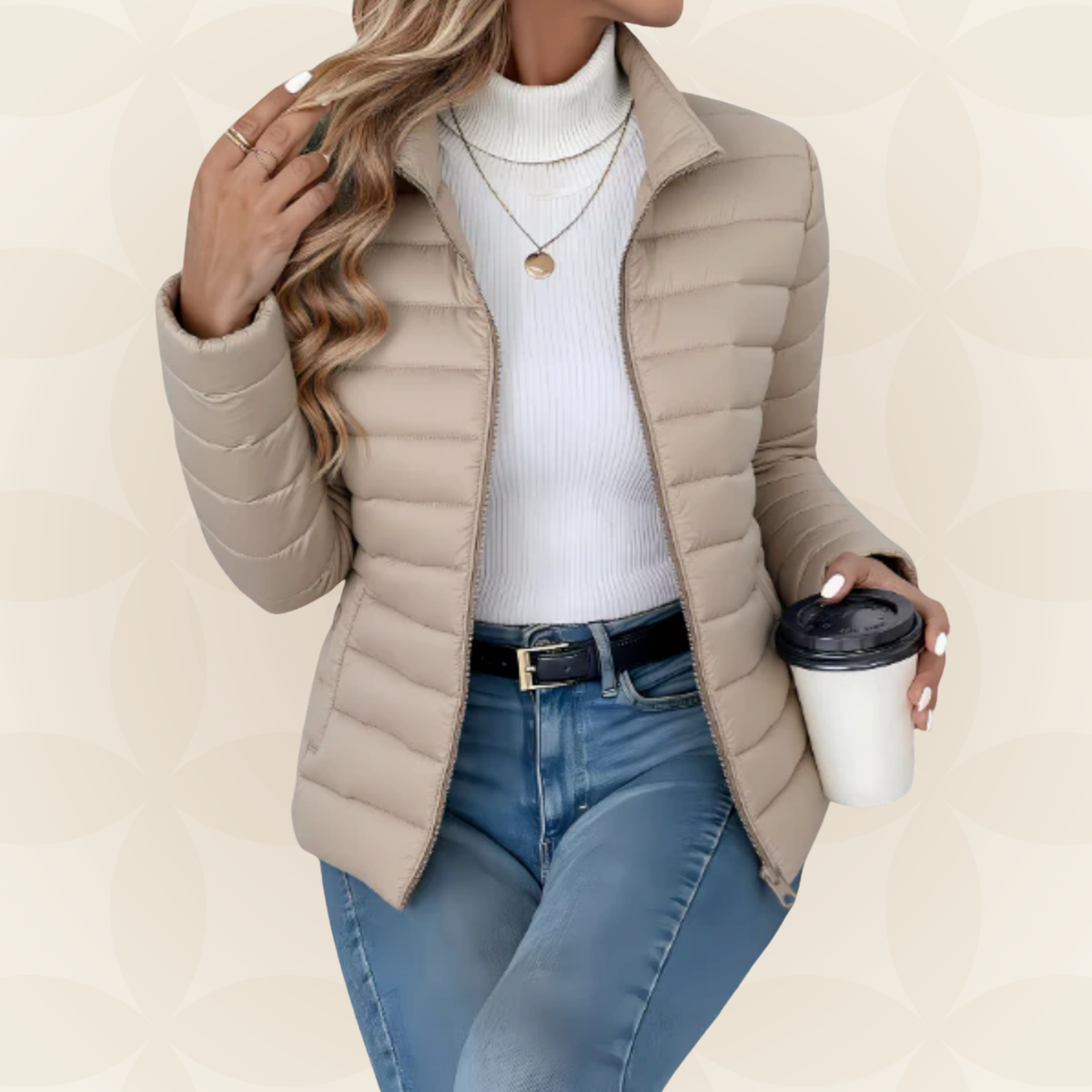 Solis | Lichte gevoerde tussenjas