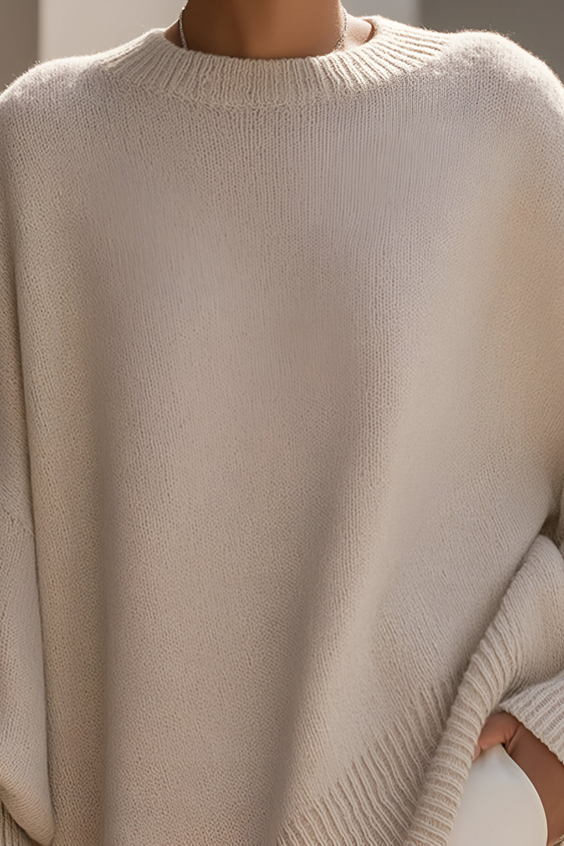 Nari™ | Elegante Oversized Gebreide Trui