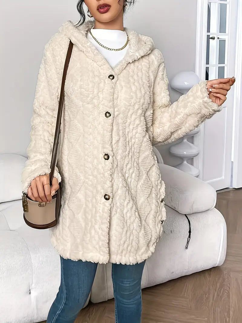 Lisa™ | Warme Teddyjas met Capuchon