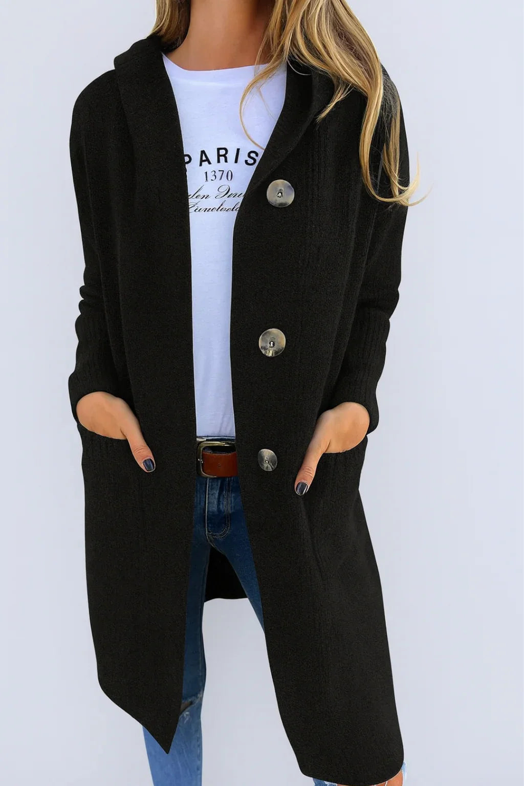 Sola™ | Elegante cardigan met capuchon