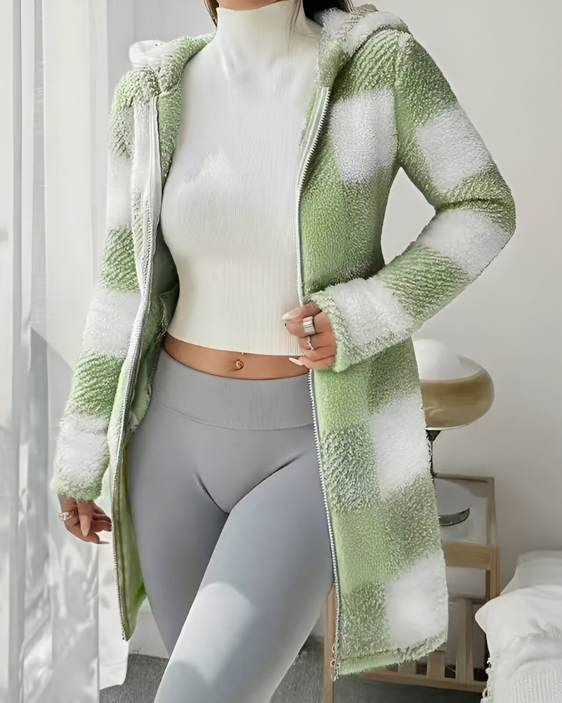 Zari™ | Moderne Warme Jas met Capuchon