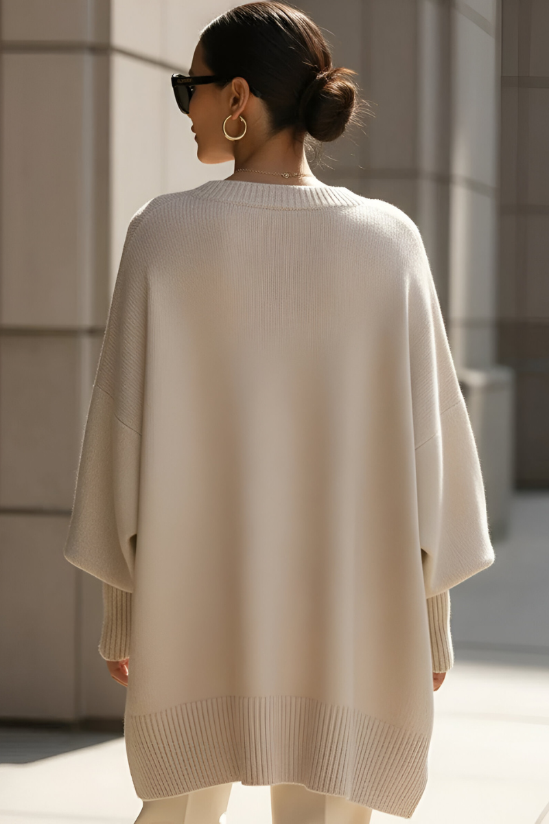 Nari™ | Elegante Oversized Gebreide Trui