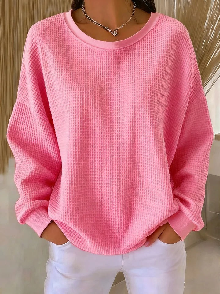 Sari™ | Casual Textuur Gebreide Trui