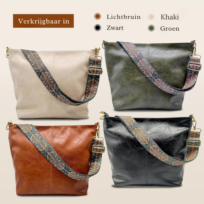 Chelsey’s Vintage Charme | Schoudertas van Vegan Leer