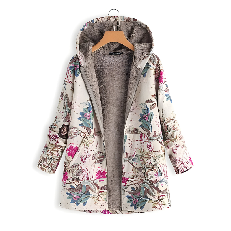 Mira™ | Stijlvolle Bloemen Fleecejas