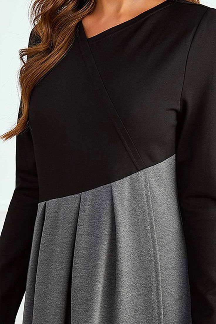 Rachel | Maxi-jurk met contrast