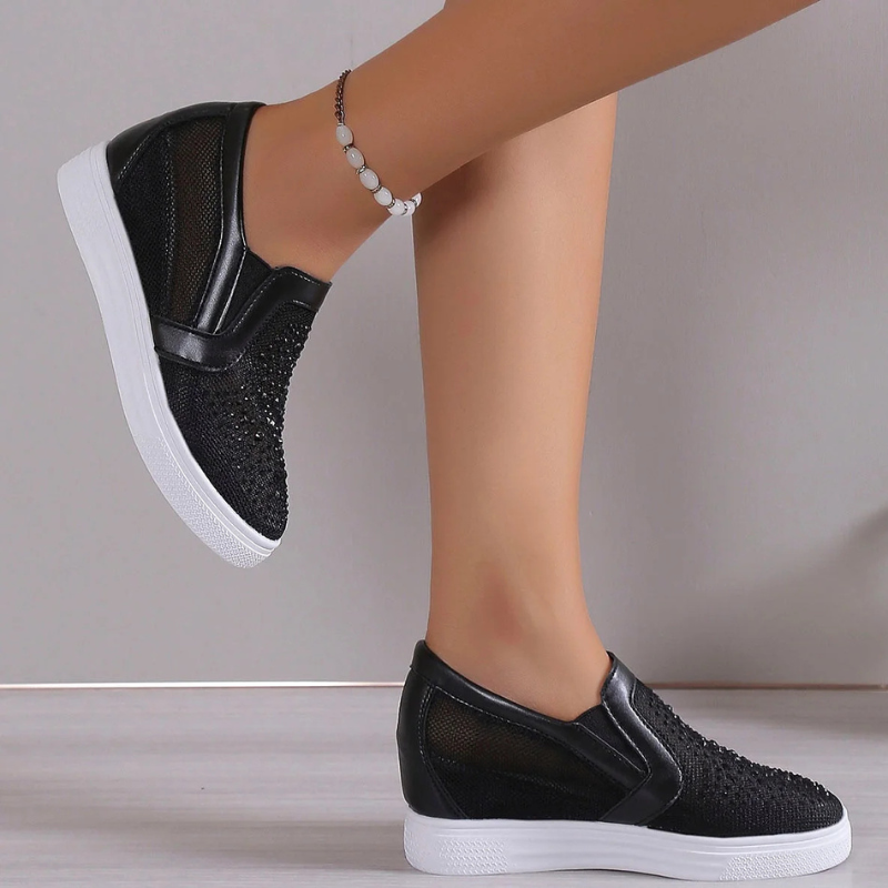 Nadja™ | Modieuze Kristallen Sneakers voor Dames
