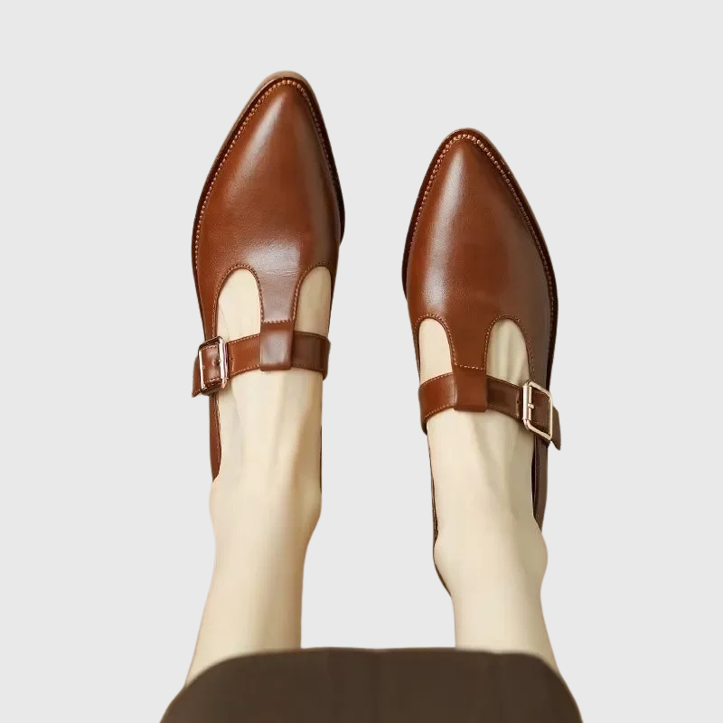 Lina | Mary Janes met puntige neus