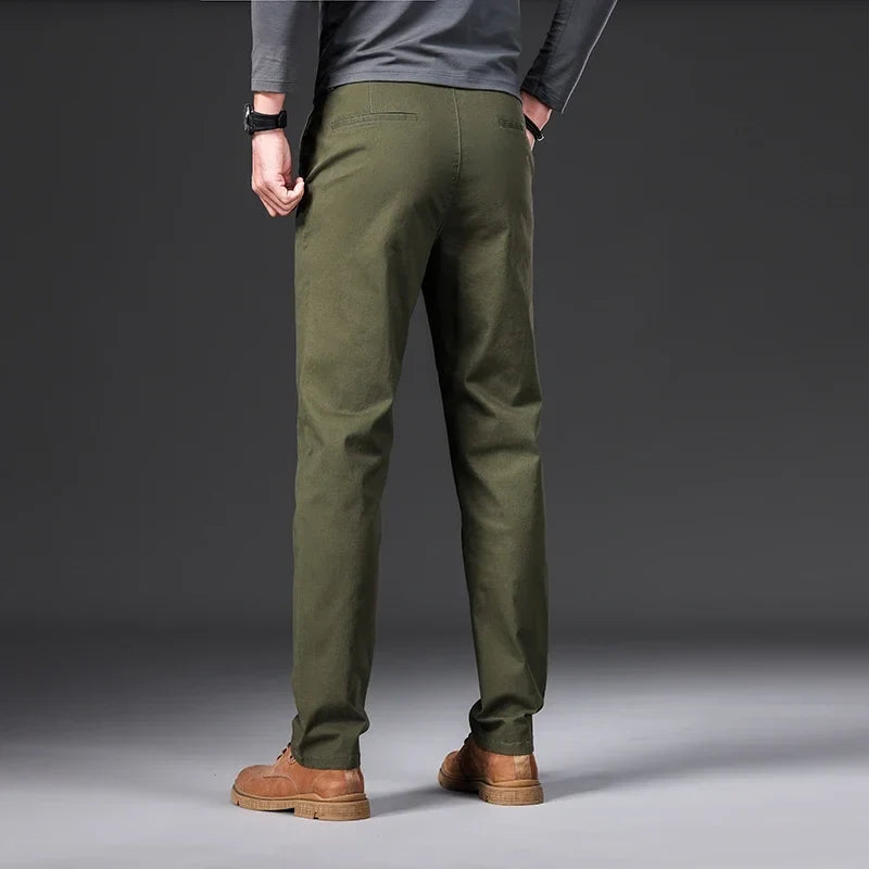 Gijs | Katoenen chino met comfortabele taille