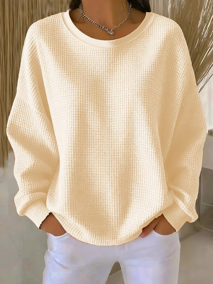 Sari™ | Casual Textuur Gebreide Trui