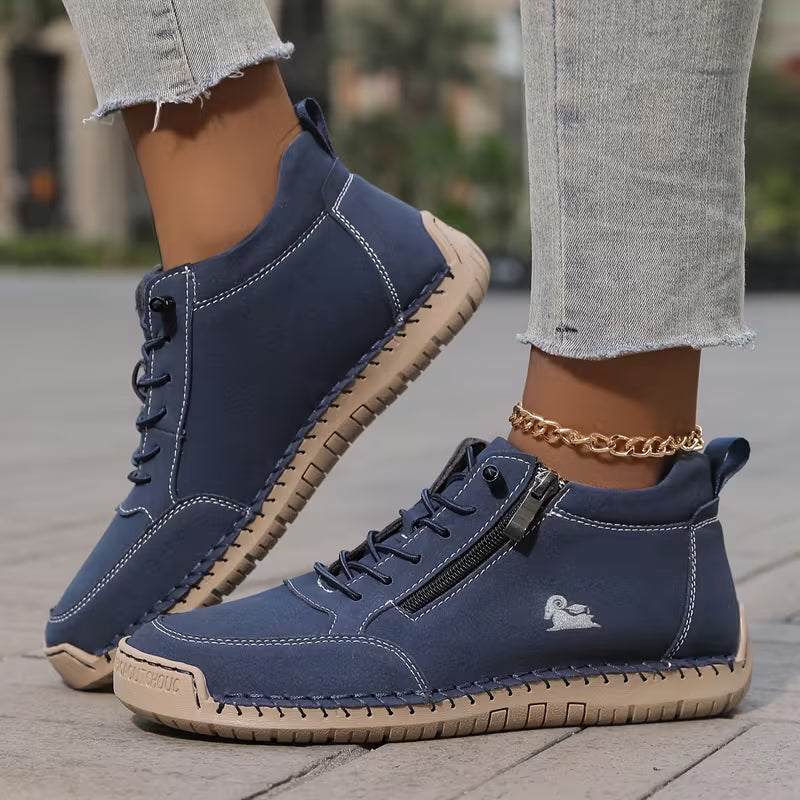 Lynn - Comfortabele sneakers met rits en goede ondersteuning
