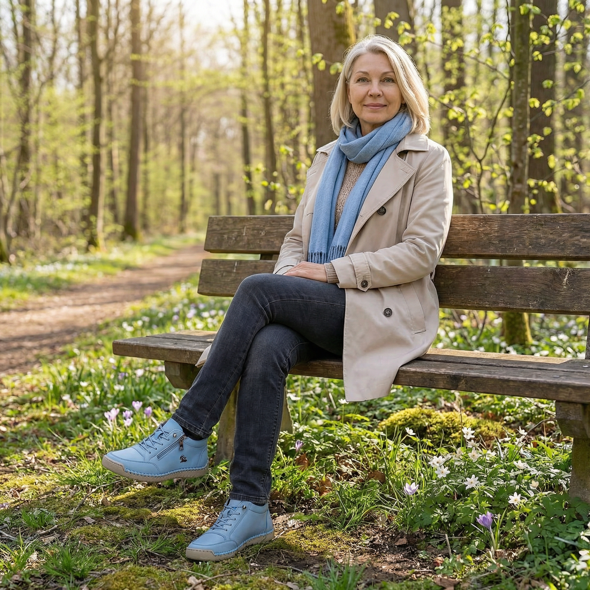 Lynn - Comfortabele sneakers met rits en goede ondersteuning