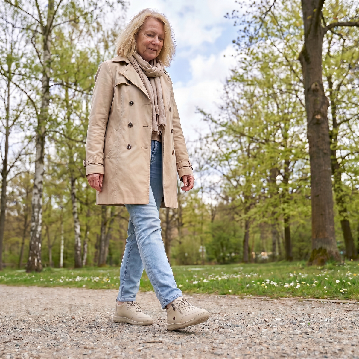 Lynn - Comfortabele sneakers met rits en goede ondersteuning
