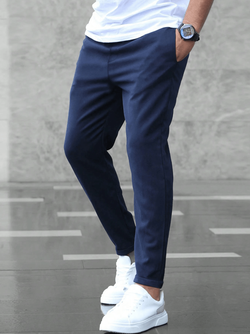Martin | Casual broek met koordsluiting