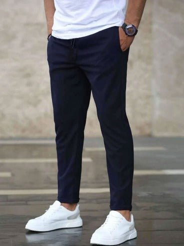 Martin | Casual broek met koordsluiting