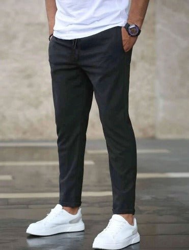 Martin | Casual broek met koordsluiting