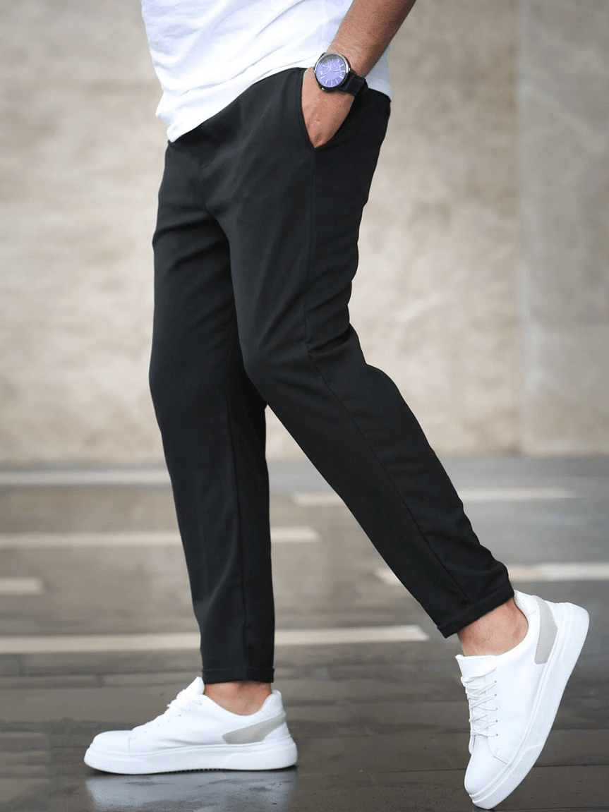 Martin | Casual broek met koordsluiting