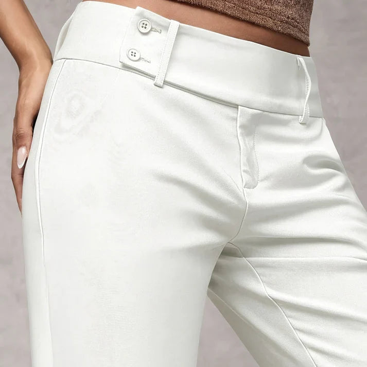 Sanne™ | Elegante Wijde Pijp Broek