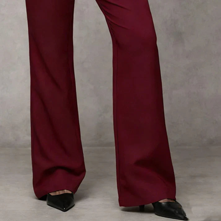 Sanne™ | Elegante Wijde Pijp Broek